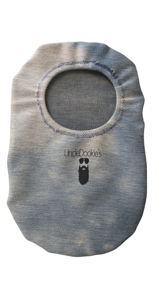 CUSTOMIZED STRETCH DENIM ADULT AND PEDIATRIC OSTOMY BAG COVER